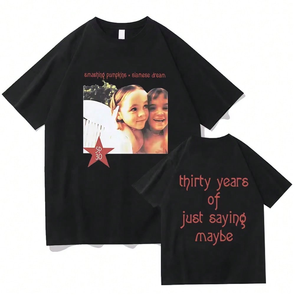 Siamese Dream 30th Anniversary T-Shirts The Smashing Pumpkins Rockband T-Shirt Sommer Baumwolle Weich Herren T-Shirts Grafikbekleidung unisex