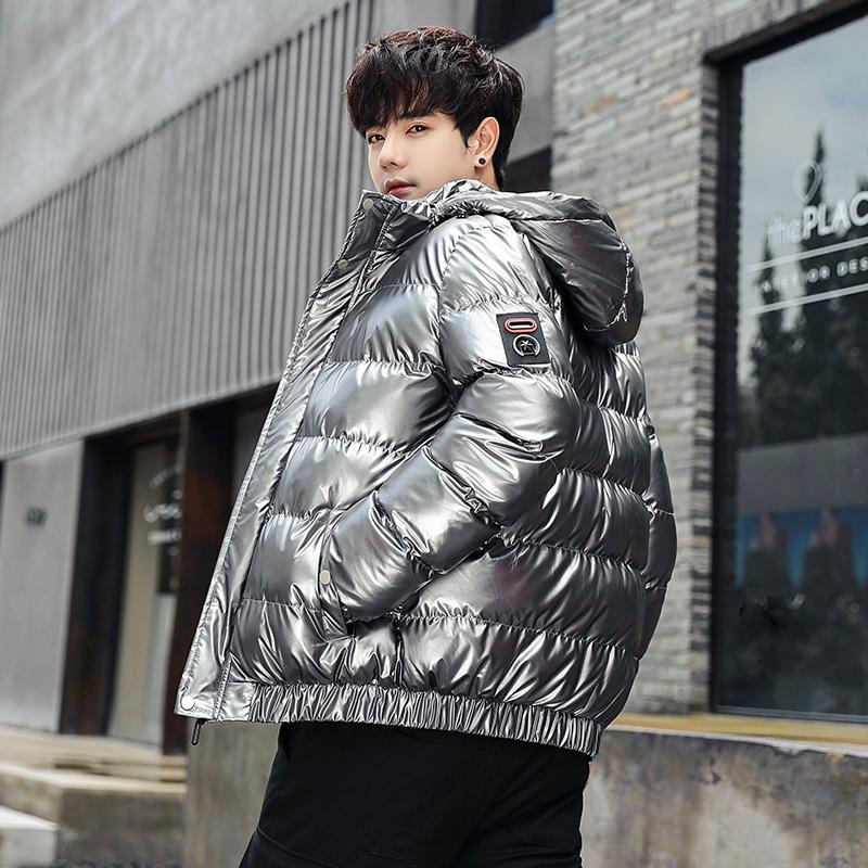 Down Men's 2025 Autumn and Winter Casual Hooded Warm and Stylish Cotton Clothes Trendy Padded Clothes