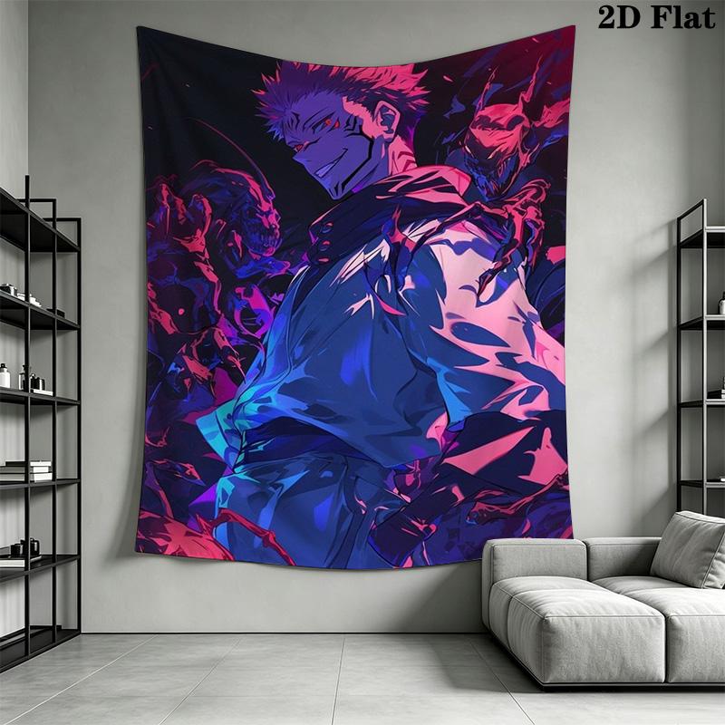 Jujutsu Kaisen Pattern Home Decor Tapestry, Wall Hanging, Decorative RV Wall Cloth.SGT0917558