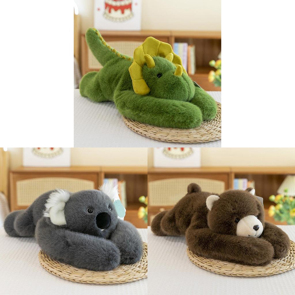 Back Bao Panda Koala Raccoon Plush Toy With Soft Fabric For Children Sleep Decor