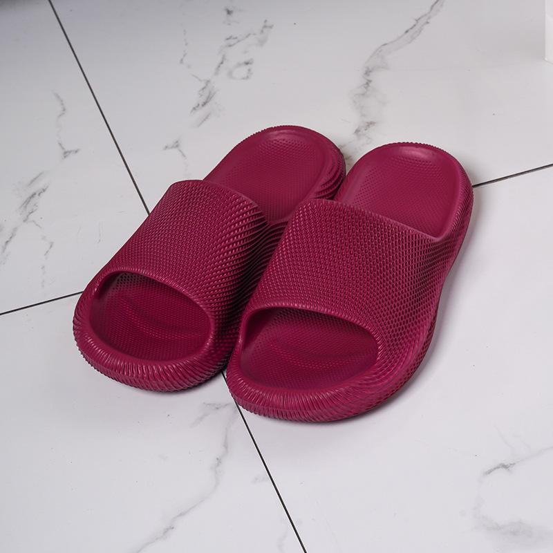 New Summer Thick-soled Slippers Go Out At Home Trend Versatile Stepping On Shit Feeling Thickened Anti-sandals One-word Drag