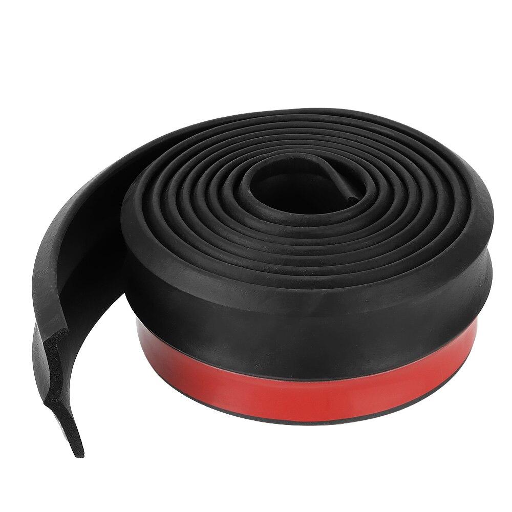Bande Caoutchouc Lèvre Pare-chocs Avant Voiture 2.5M Largeur 60mm Protections Lèvres Jupe Moulures Extérieures Autocollants Accessoires Auto Universel