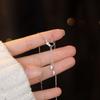 S925 Sterling Silver Butterfly Pendant Necklace for Women , Trendy Tassel Chain Summer 2024 Fashion Jewelry