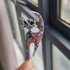 Retro Cat Brooch Exquisite Diamond Studded Cat Chest Flower Creative Suit Dress Accessory Brooch Cartoon Cat Chest Flower Gift