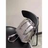 Sparkling Star Silver Backpack Niche Fashion Casual Ladies Backpack Versatile