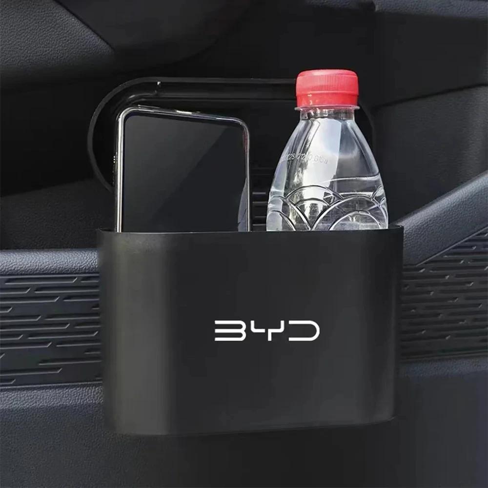 For BYD Atto 3 Seal Seagull Dolphin Act 3 Tang F3 E6 Yuan Song Plus S6 1PC Car Hanging Trash Bin Storage Box Auto Accessories