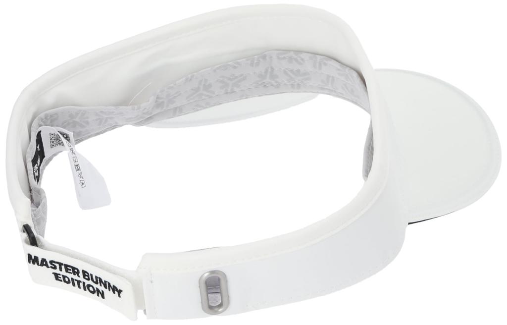 Unisex Hyogeki Tech Visor to the heat size Golf hat FR [Master Bunny] (Cool touch, absorbing, adjustable) / / 758-4187503 030_White