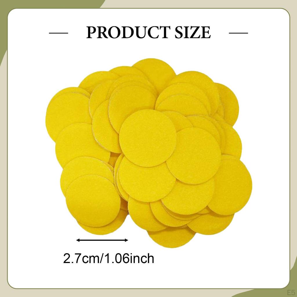 100 Stück Schleifpapier-Scheiben, Rund, Pediküre-Werkzeug, Fußfeilen-Ersatzpads für Maniküre