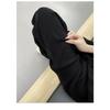 Women Linen Blend Wide Leg Pants High Waist Loose Summer Trousers