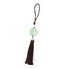 Tassel Pendant Elegant Porcelain Light Weight Elegant Style Widely Used Keychain Tassel for Car