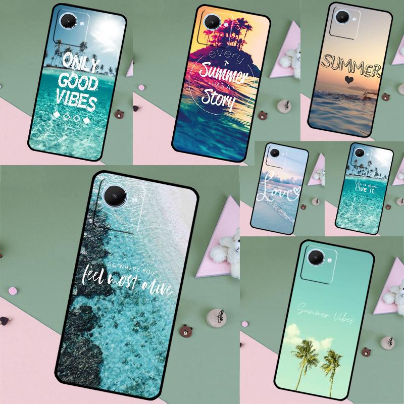 Love Summer For Realme 15 Pro GT7 GT6 10 11 12 13 14 Pro Plus C75 C71 C65 C63 C61 C53 C67 C35 C55 Case