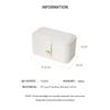 Exquisite Pu Leather Jewelry Box Simple Ring Necklace Earrings Storage Minimalist Style Daily Travel Portable Storage Box