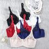 Lace Bra Plus Size Bra Women Underwear Bralette Crop Top Sexy Female Bra Large BH Tube Top Female Push Up Brassiere Laced Bra