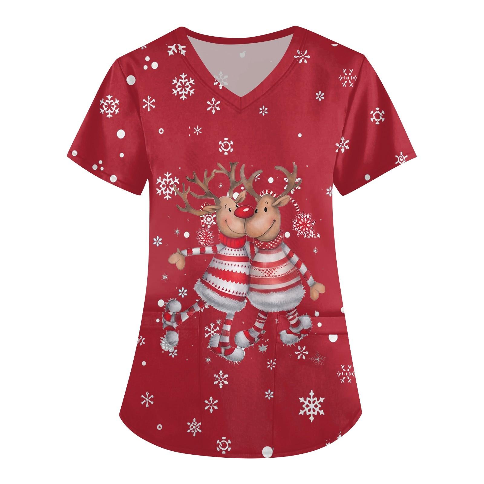 

Женское платье Lady Care, топ с рождественским принтом XXL красный