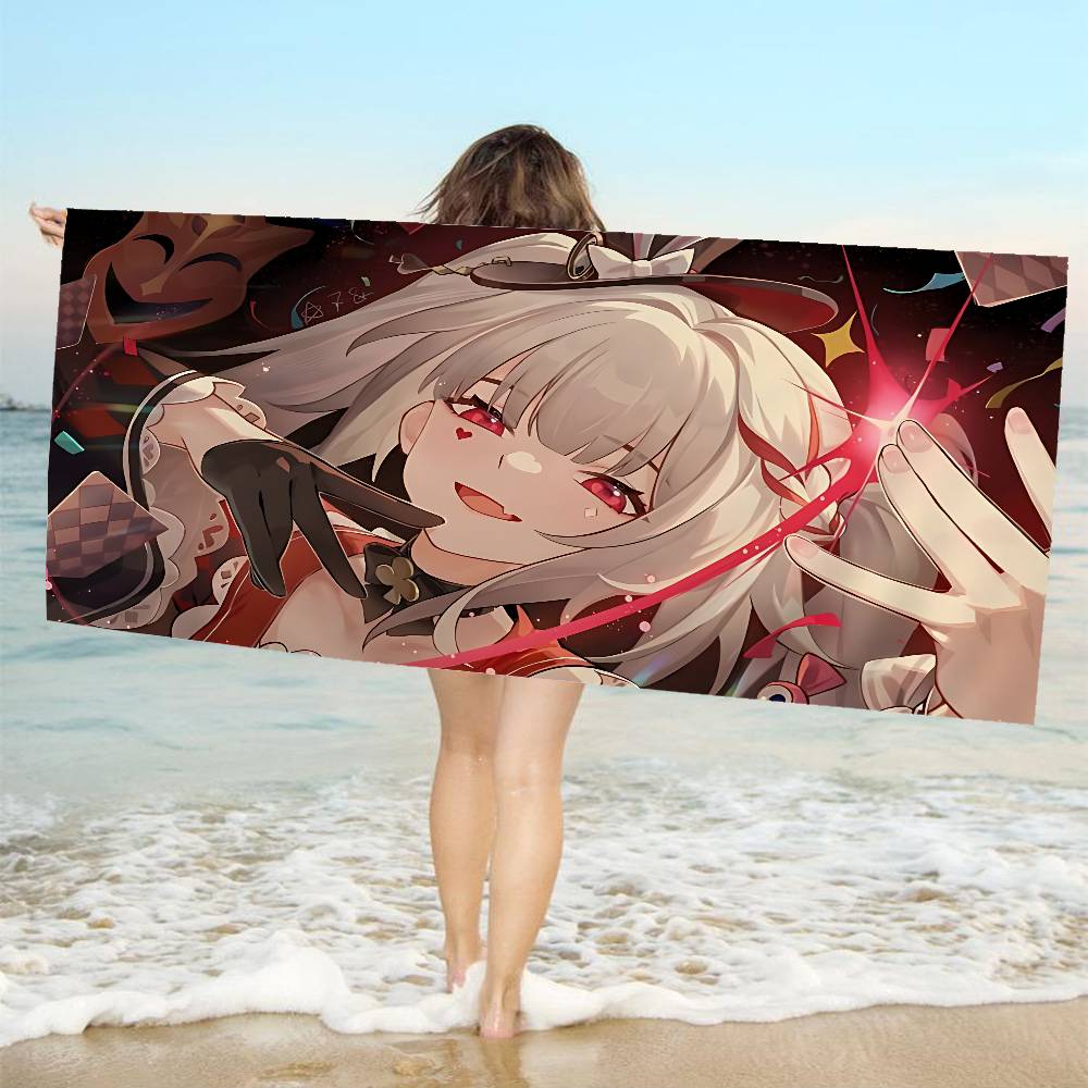 

Game Honkai Star Rail Sparkle Microfiber Beach Towel Absorbent Quick dry Soft Yoga Swimming Resort Mountain Climbing Towel W40*H60(CM)