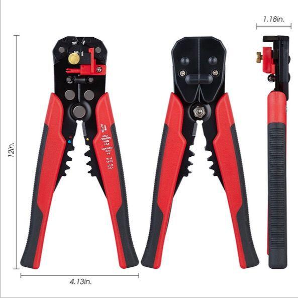 8-Inch Multi-Function Electrician Pliers & Automatic Wire Stripper Toolset