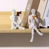 Creative Reading Book Pulp Woman Thinker Statue Decor Art Design Home Decor Accessories Modern Ornament Figurine Collectible