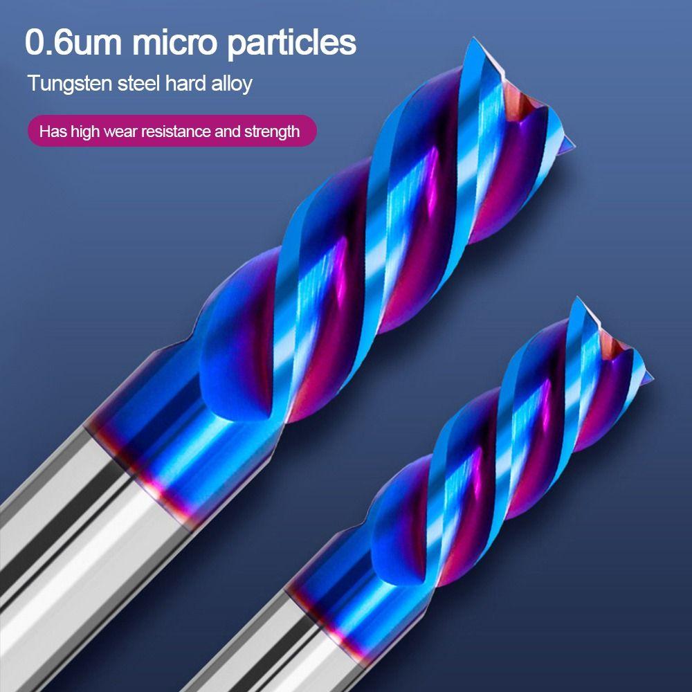Tungsten Steel End Mill 4 Flutes Milling Cutter New CNC Cutting Tools