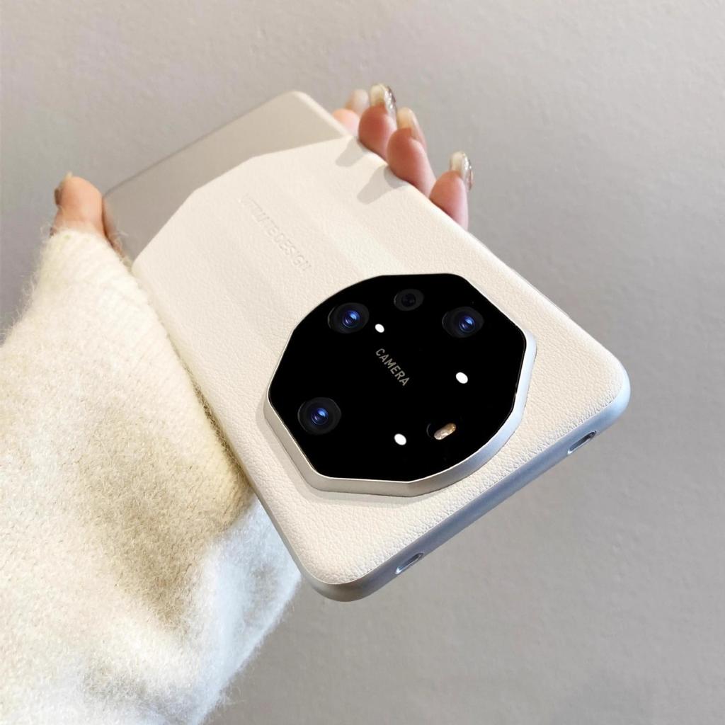 Anwendbar auf Huawei Mate60pro Neue Handyhülle Mate60RS Echtes Leder Ultradünn 70pro High-End Herren- und Damenstil