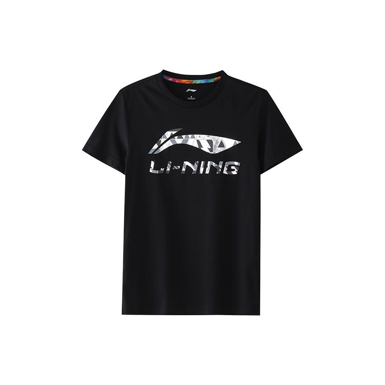 Li Ning Sports Fashion Collection T Shirt Men s Black ATSQ163-1 XL
