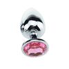 1PCS Small Size Metal Crystal Stainless Steel Anal Plug Jewelled Anal Butt Plug Sex Toys Products