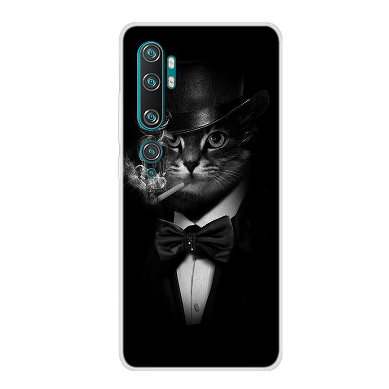 For Xiaomi Mi Note 10 Case Soft Silicone Back Cover Phone Case on For Xiaomi Redmi Note 10 Pro Coque For Xiomi Mi Note10 Pro