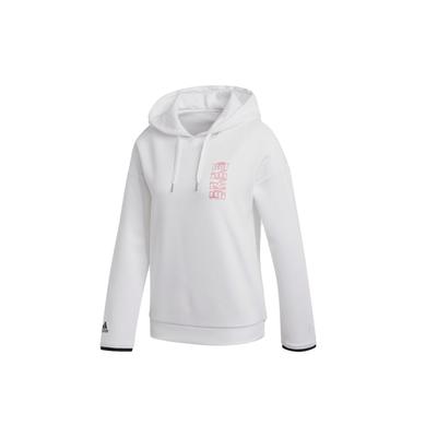 W 70 Sweat Günlük Spor Pulover Polar Kapüşonlu Kadın Kapüşonlular Beyaz FS8977
