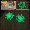 1-20PCS Halloween Coasters Pumpkin Spider Web Design Heat Resistant Non Slip Easy Clean Drink Coasters for Home Party Decoration