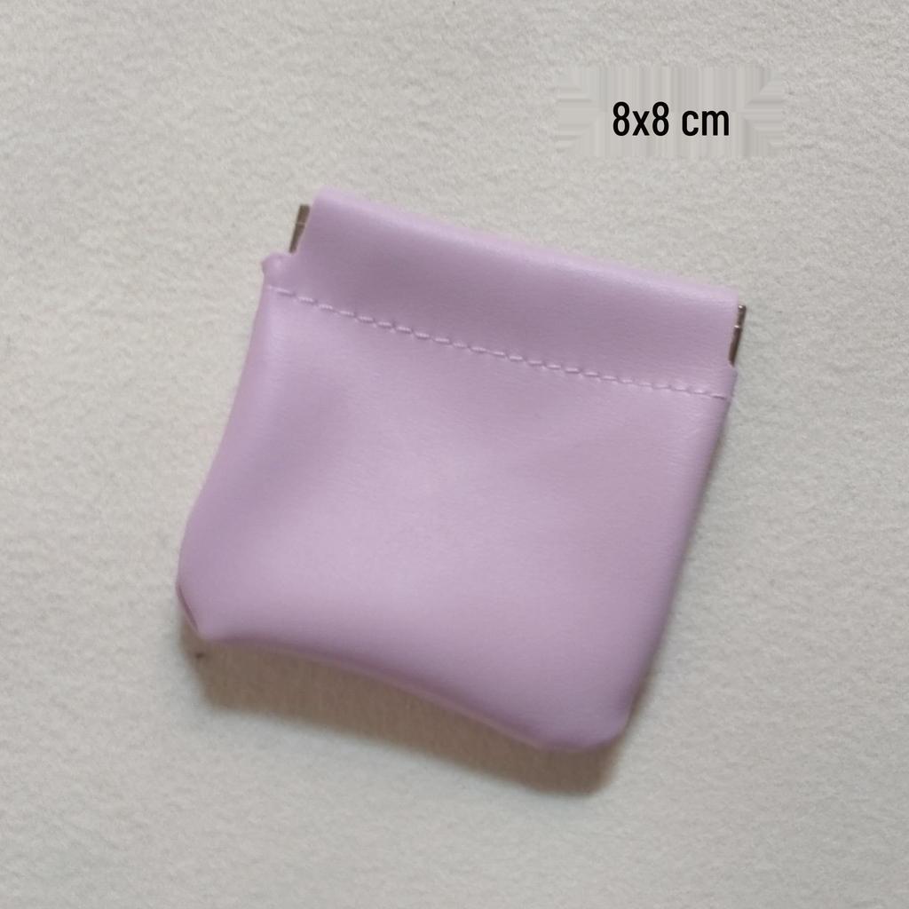 Compact PU Multipurpose Pouch: Lipstick, Coins, Jewelry, Earphones Storage.