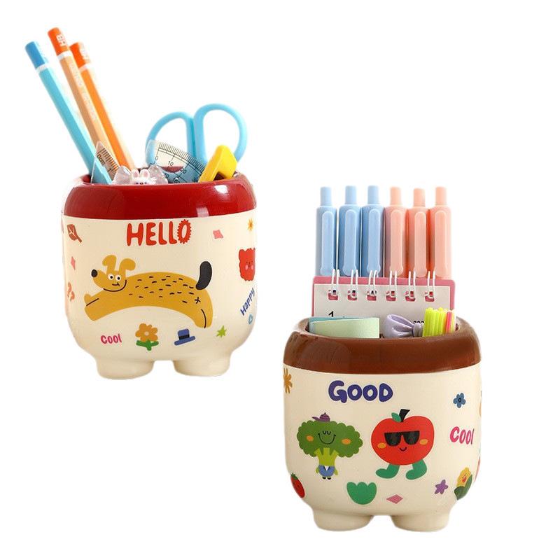 Back-to-School Bestseller: Cute, Large Capacity Desktop Organizer with Dividers for Children's Stationery