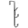 Carbon Steel Over-the-Door Coat and Bag Hook Rack