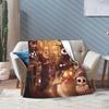 GUOYU Blanket DOORS Horron Game Throw Blanket for Couch  Soft Fuzzy Plush Blanket 50x60 Inches Multisize Bedspread for All Seasons
