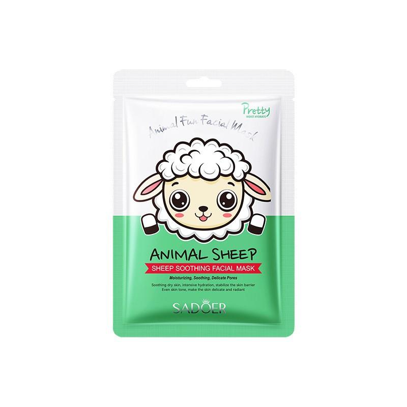 3PCS Animal Pattern Mask 25ml Hydrating Moisturizing Moisturizing Skin Mask Skin Care Products