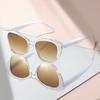 Die neue modische und vielseitige Sonnenbrille mit Katzenaugenrahmen ist perfekt für den täglichen Gebrauch als dekorative Sonnenbrille.