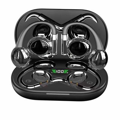 Open-Ear Headphones with Stable Comfort & Hi-Res Sound Pure Bass Boost Bluetooth 5.3 Earbuds OWS Wireless Headphones for Sports