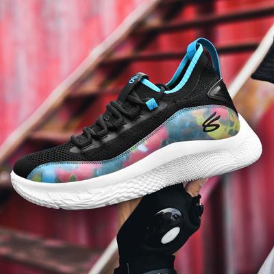Fashion Men's Basketball Shoes Cushioned Simple Design Sneaker Train Athletes Breathable Sport Shoe Casual Footwear Comfortable Sneakers