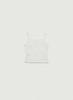 Deobanes Cotton Eyelet Knit Cardigan Ensemble With Sleeveless Top_Ivory