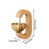 Wooden Door Bell Japanese Wind Chimes Bird Door Bell Wireless Doorbell for Home Entrance Reminder Wind Bells Vintage Decor