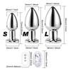 Heart-shaped vibrating luminous anal plug Remote operation of mobile phone G-spot masturbation Passionate party dance Adult