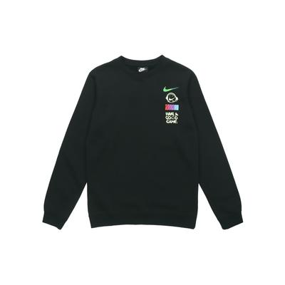Spor Giyim Kulübü Polar Kazak Sweatshirt Erkek Sweatshirt Siyah DC3938-010