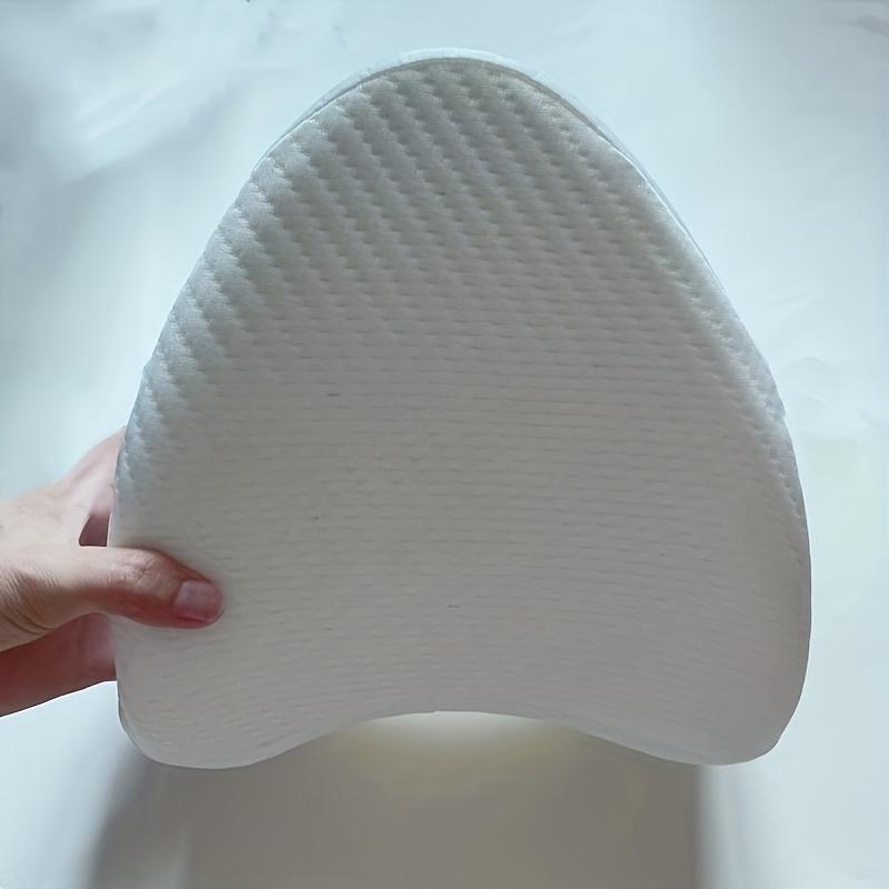 

Подушка для ног из пены с эффектом памяти в форме сердца для сна в кровати на боку, подушка-зажим для ног. белый