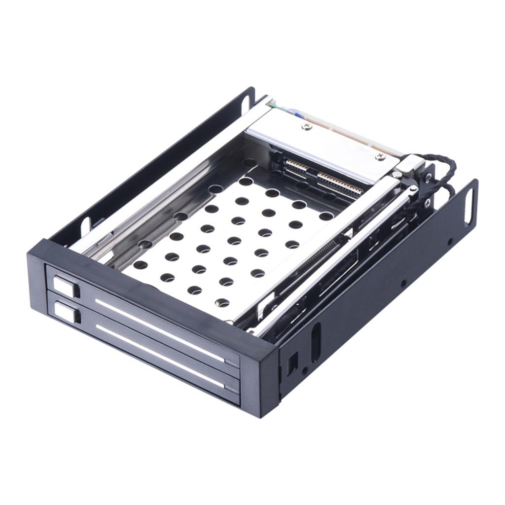 Hard Drive Backplane Enclosure Hot Swap Mobile Rack for 2.5in HDD SDD (Not Inclube Hard Disk)