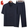 Men's Summer Chinese Style Tang Suit Set