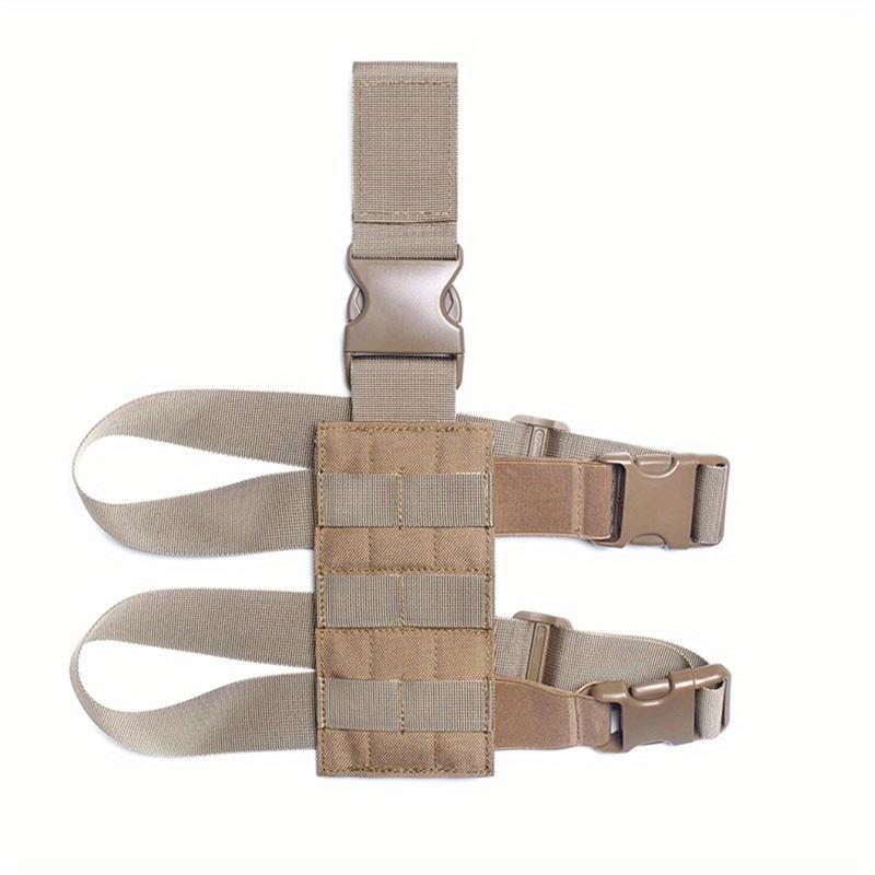 1PC Universal Drop Leg Holster Thigh Platform MOLLE Gun Holster for Hunting Paintball Panel with Adjustable Molle Straps