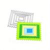 5PCS/Set Frames Square Card Curves Border Metal Cutting Dies for DIY Scrapbook Cutting Die Paper Cards Embossed Decorative Craft