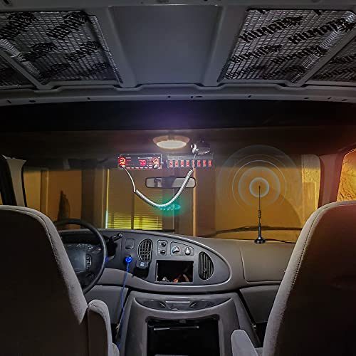 BINGFU 27MHz CB Radio Antenna, PL259 Interface, BNC Male Connector, Compatible with Car, Truck, Mobile, and Handheld CB Radios, Including Cobra, Midla