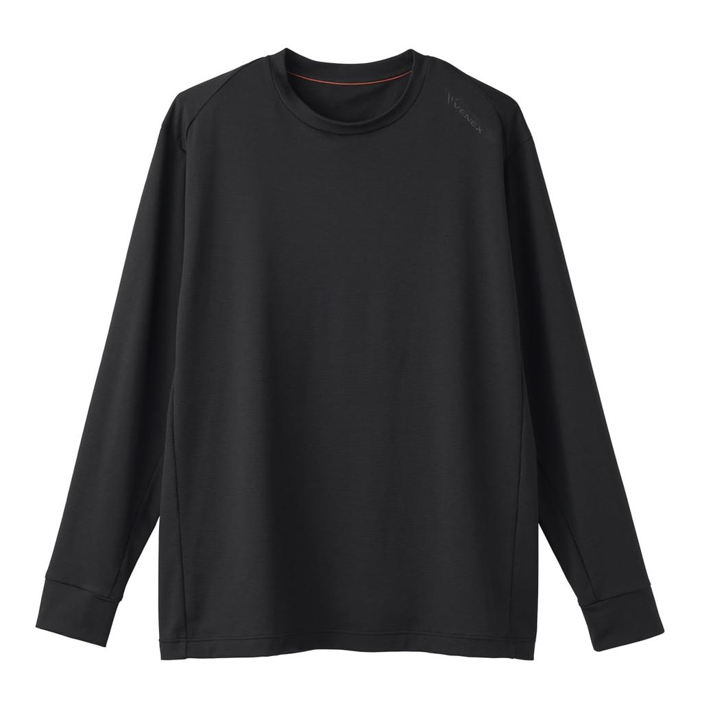 Venex Standard Recovery General Medical Long Sleeve Crew Size M Dry+ Wear, Device, Men's Neck, Black, (6570)