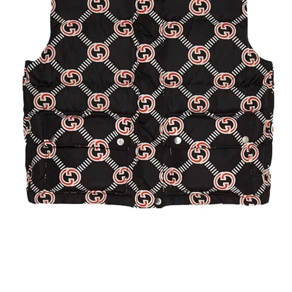 GUCCI Interlocking G Down Vest Black 665137-Z8AS4-1072