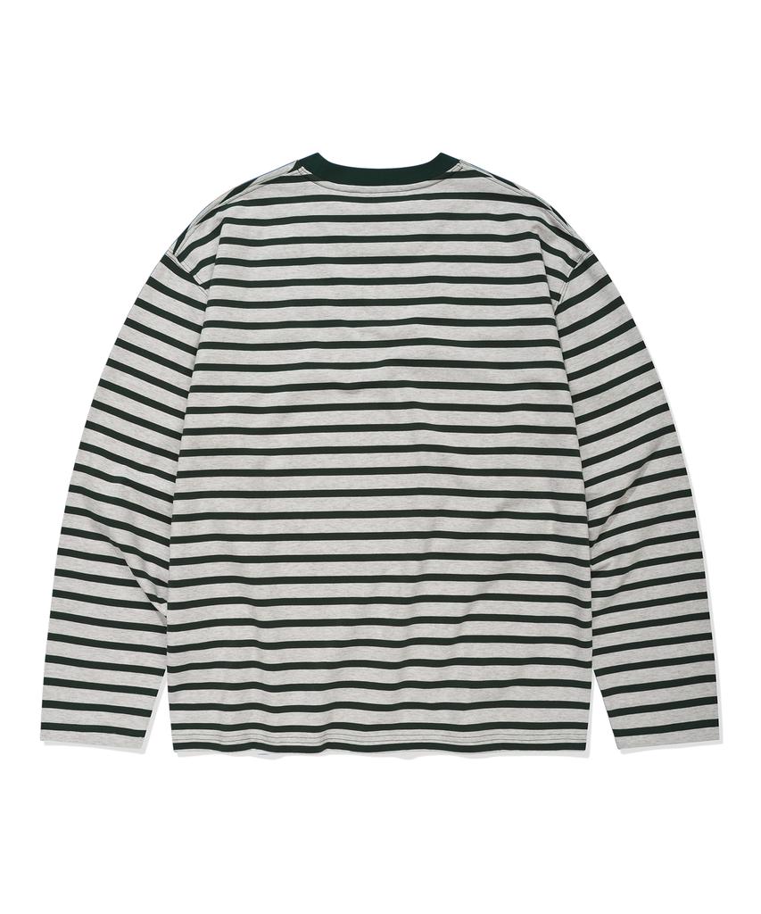 COVERNAT Striped Long Sleeve Green