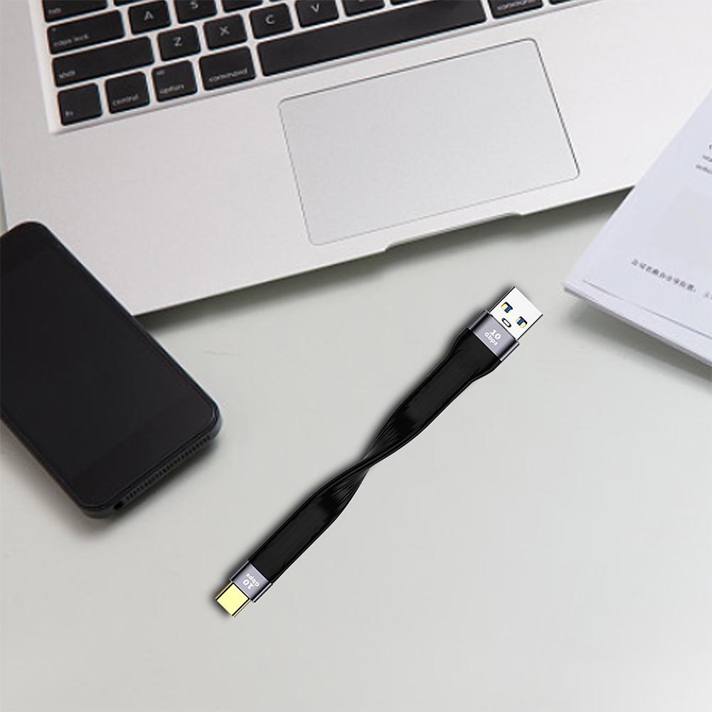 Flexible Data Cable Power-bank Usb3.1 Transmission Fast Charging 10Gbps Short Line